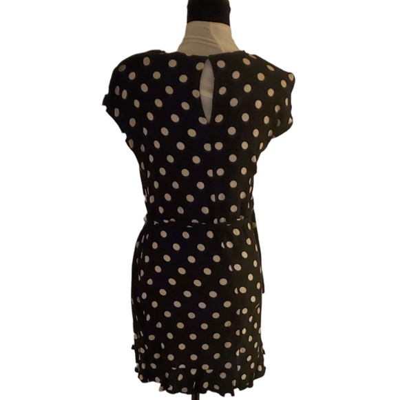Popsugar Black/ White Polka Dot Dress - Picture 2 of 7